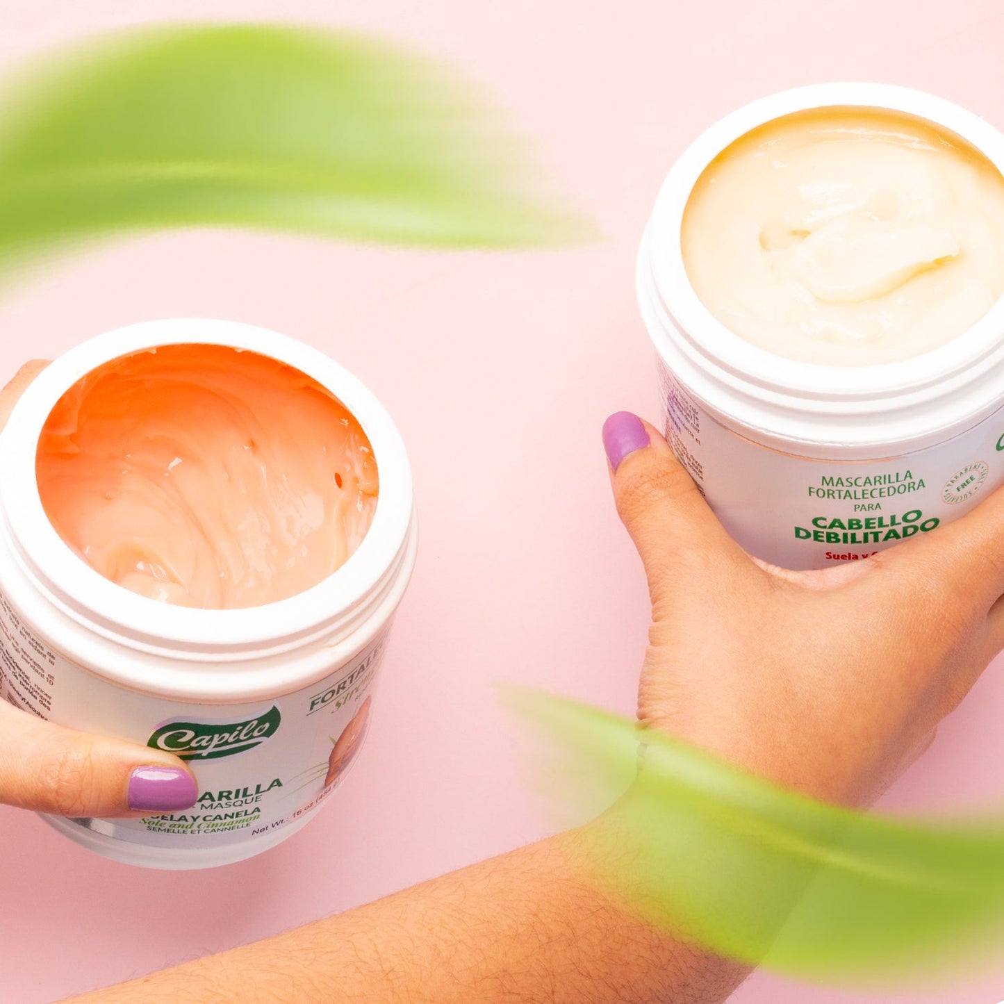 Capilo Strengthening Hair Mask with Sole & Cinnamon – Nourishing formula for fine, weak hair. Promotes hair growth, shine, and scalp health.