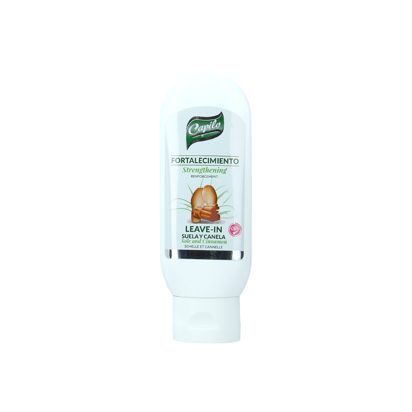 Capilo Sole and Cinnamon Strengthening Leave In Conditioner 4 oz. | Hair Thickener | Mineral Oil and Petroleum Jelly Free