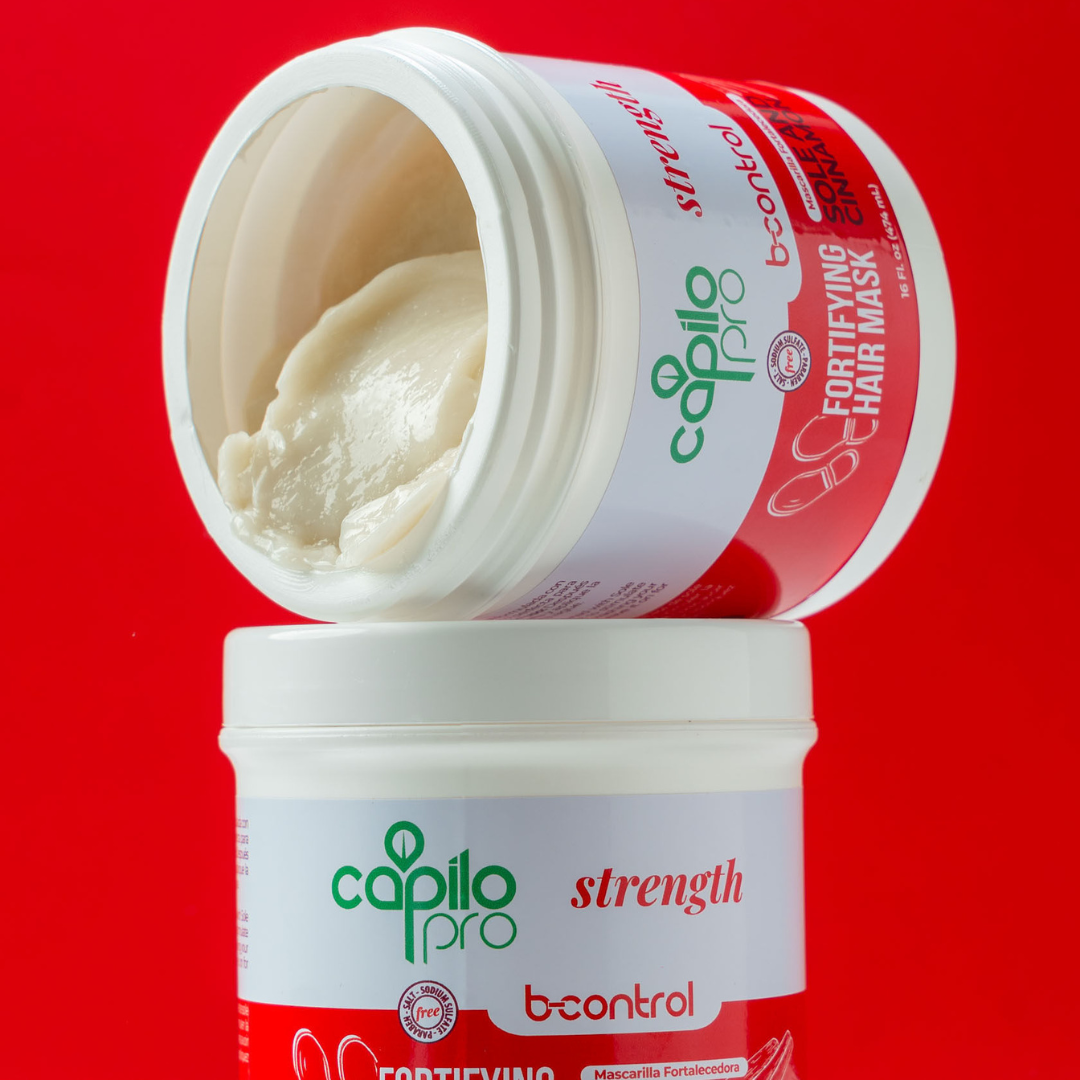 Capilo Pro B Control Strengthening Hair Mask – Restorative treatment for weak and thinning hair. Promotes scalp circulation and reduces hair breakage.