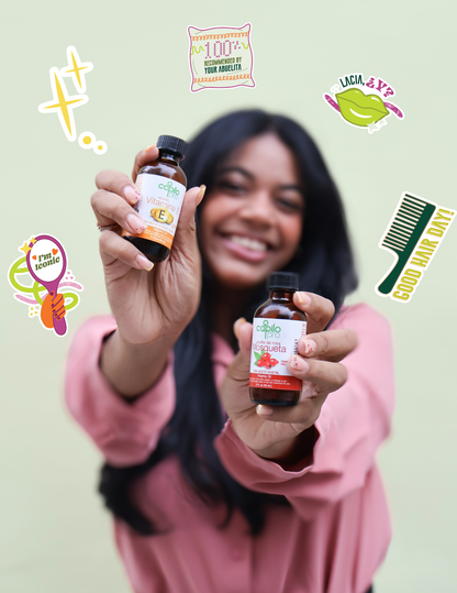 Aceite de rosa mosqueta Capilo Pro 2 oz. | Repara el cabello y suaviza las cicatrices