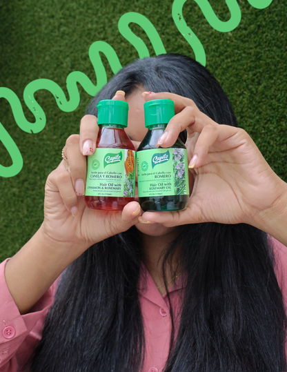 Capilo Cinnamon and Rosemary Oil 4 oz| Prevent hair loss while stimulating growth | Blend of Mineral Oil and Cinnamon Oil