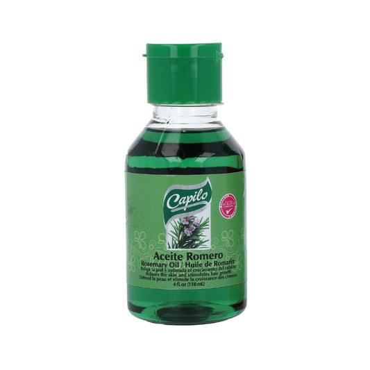 Capilo Rosemary Oil, Hair Growth and Skin Care Made w/Blend of Mineral Oil and Fruit Oil (4 oz Bottle)
