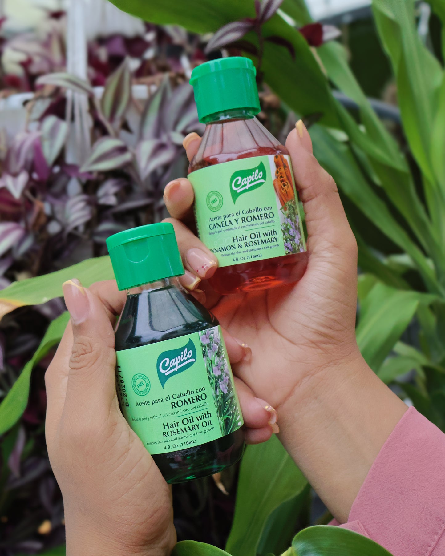 Capilo Cinnamon and Rosemary Oil 4 oz| Prevent hair loss while stimulating growth | Blend of Mineral Oil and Cinnamon Oil