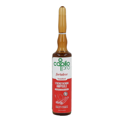 Capilo Pro B Control Ampoules 5 units x 10 ml. | Based Extract on Sole and Cinnamon | For Fine and Weak Hair