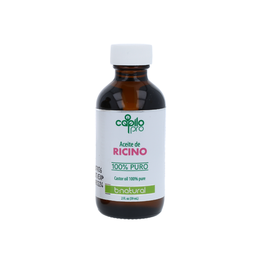 Capilo Pro 100% Castor Pure Oil 2 oz. | Helps Stimulates Hair Growth